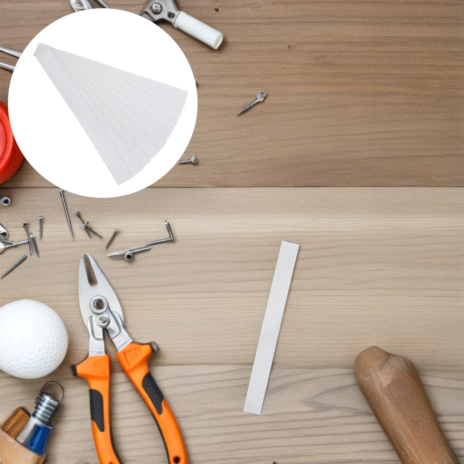 

10Pcs Rectangle Reflective Tape for Speed Tester Tachometer Accurate Readings Enhanced Visibility Weather Resistant Strong