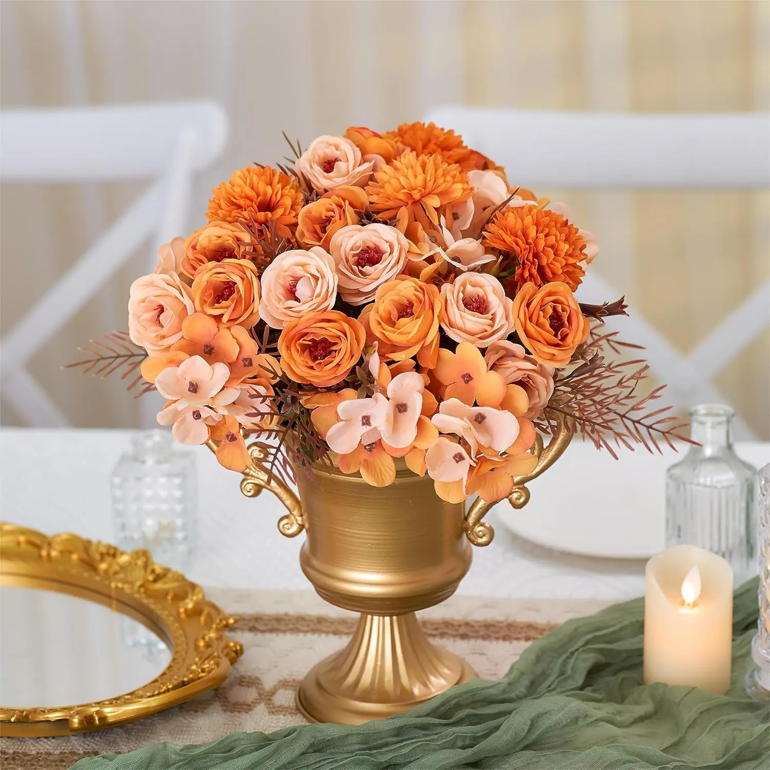 1/2 Stück Seidenrose Künstliche Blumen Hochzeit Zuhause Festival Dekoration Brautstrauß Handwerk Scrapbooking Kränze Fotografie Requisiten