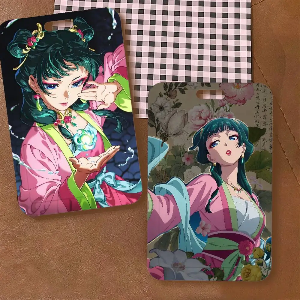 

Anime The A-Apothecary D-Diaries ID Badge Card Holder Lanyard Kids Credit Card Case Neck Strap Door Card Holder Credentials Gift