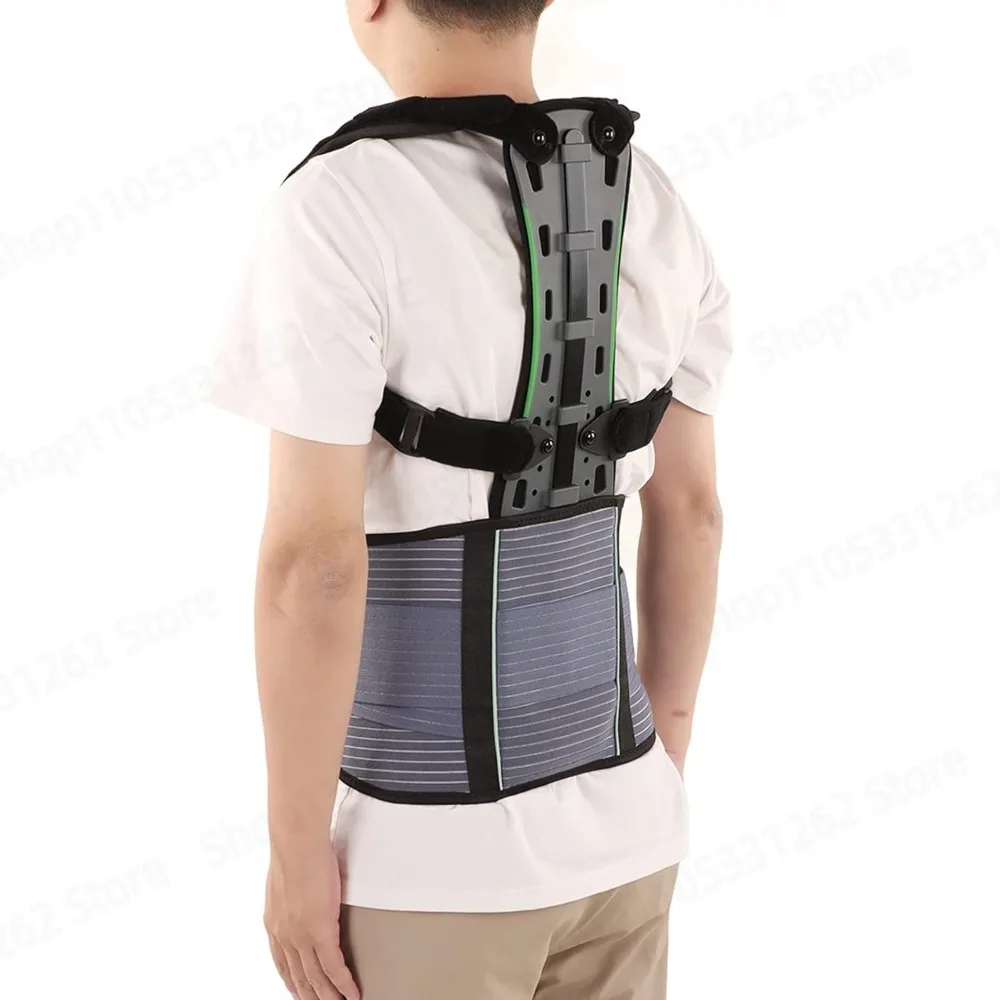 Medical Thoracolumbar Orthosis Spinal Fixation Brace Adjustable Back Support for Post Surgery Recovery