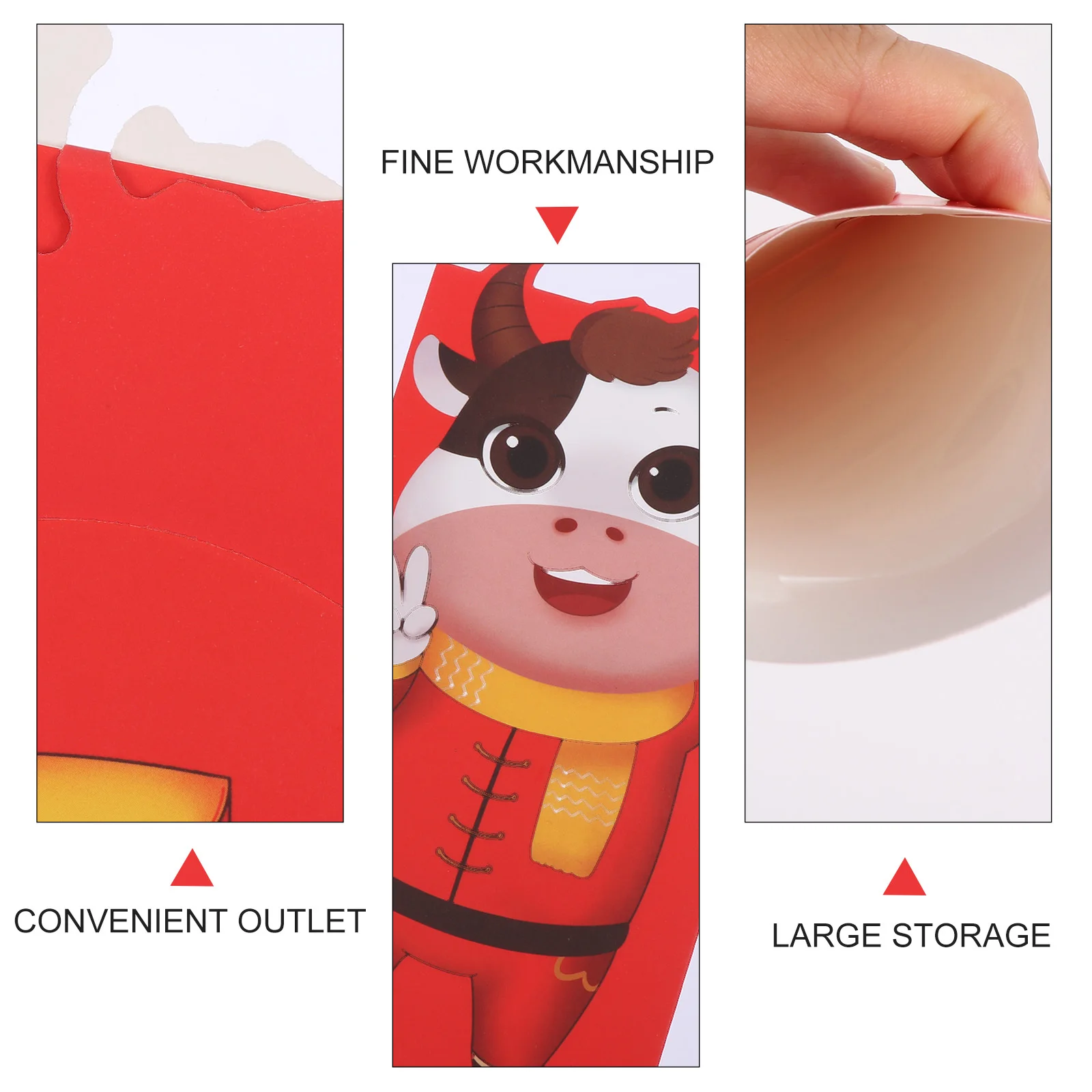 

36 Pcs New Year Wallet of Red Envelope Gift Cards Chinese Envelopes