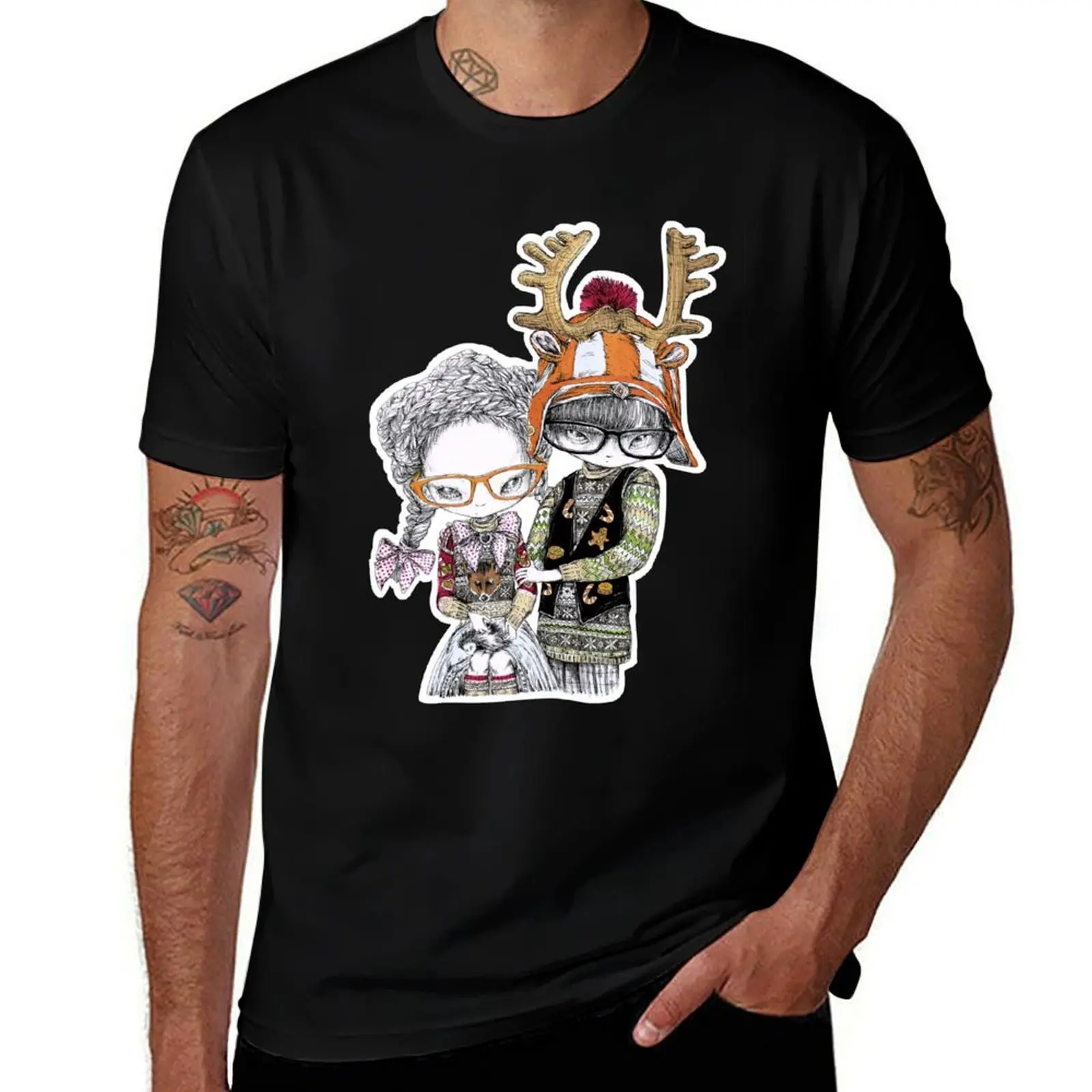 

t Carine-M man - T-Shirt shirts for & man T-Shirt Art fit shirt by t slim cotton Hansel  Gretel
