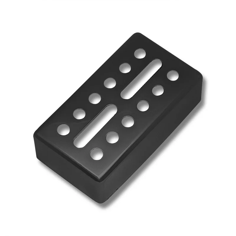 10 pieces Brass Humbucker Pickup Cover 12 Hole with Pull Line 70*39mm Guitar Pickup Shell in Gold/Chrome/Black
