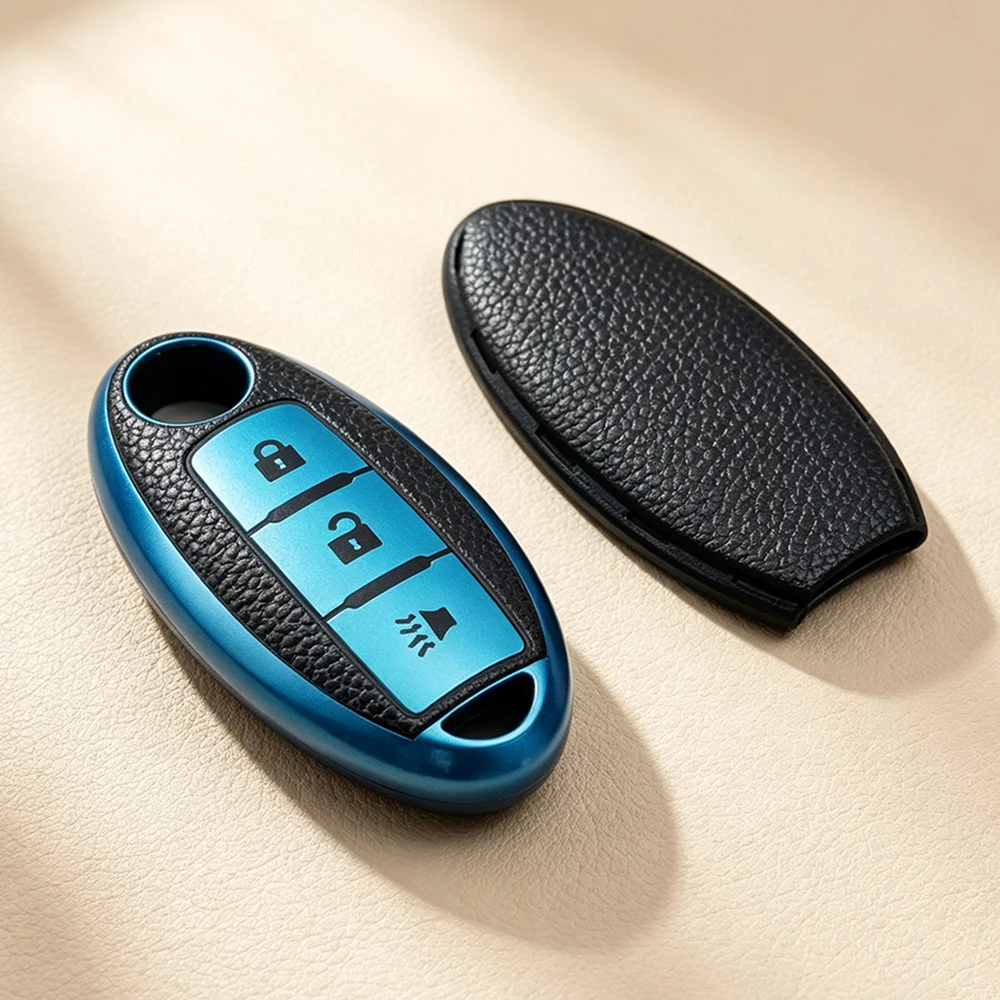3Buttons TPU Car Key Case Cover for Nissan Kicks Altima X-Trail Fuga Navara Leaf Note Sentra Murano Tiida Qashqai J11 J10 Micra