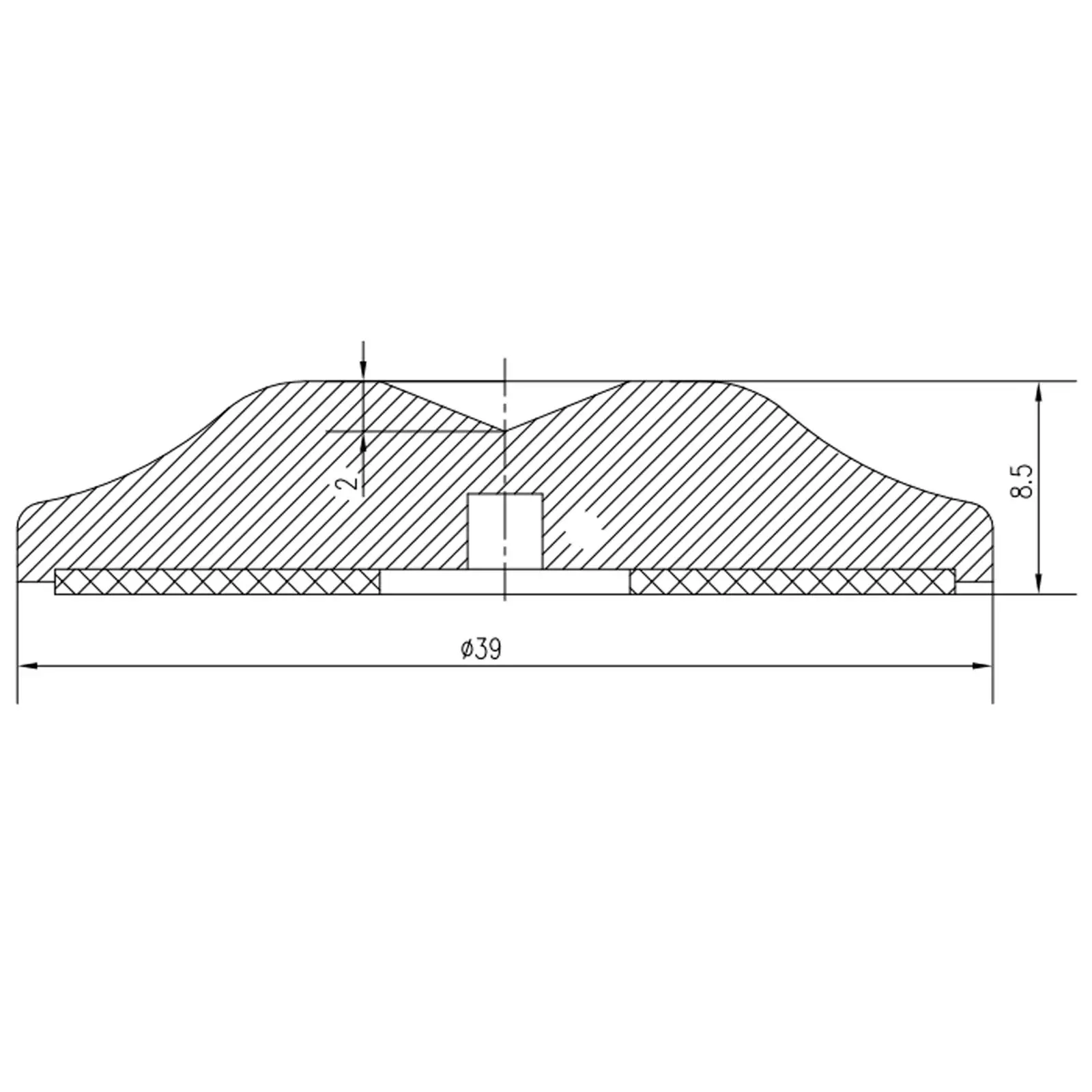 4/8pcs Universal Speaker Stand black Pad 39mmX8.5m Spike Shock sliver Pad Insulation Footed Cone Base Mats Floor Disc Acoustic