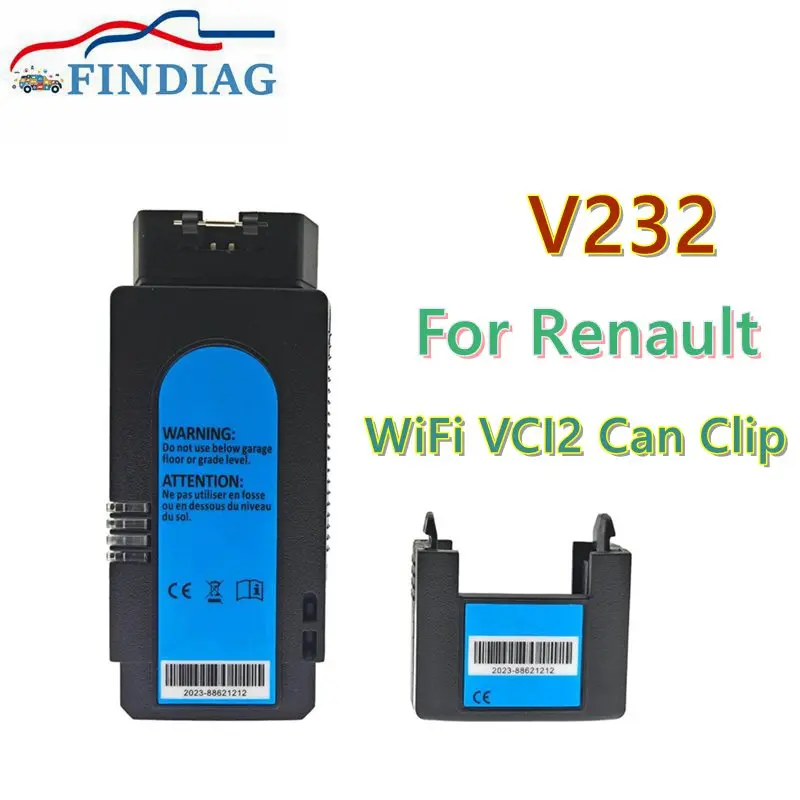 

WiFi VCI2 For Renault Can Clip With Software V232 Latest model Auto Diagnostic Tool New Interface For Renault canclip odb2