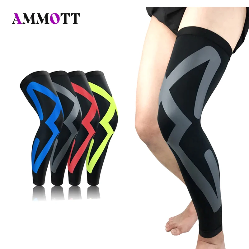 

1Pcs Compression Long Leg Sleeve for Knee Protection,Pain Relief,Improved Blood Circulation,Basketball Football Accessories