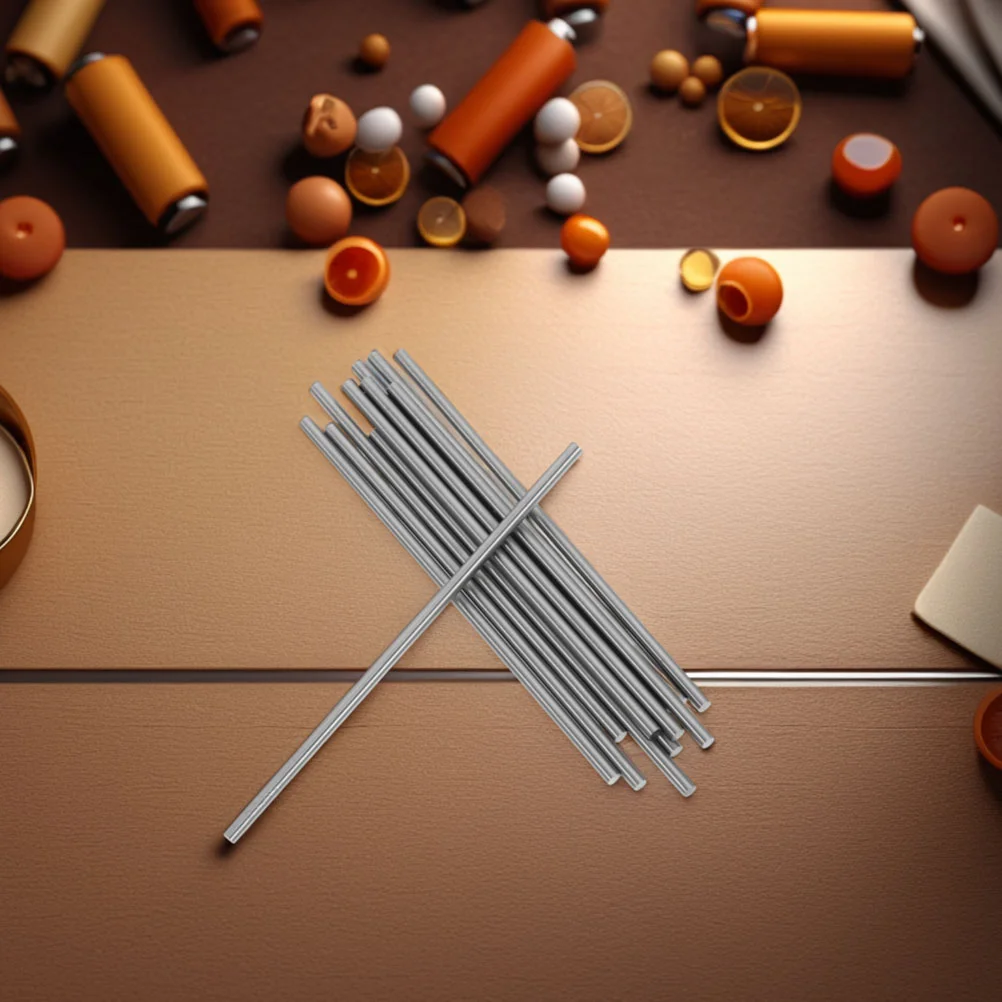 Description Picture 4 of item20pcs Durable Steel Rods For Knitting Crochet Blocking Board Essential Tools Accessories Round Pins Craft Metal Sewing Aids