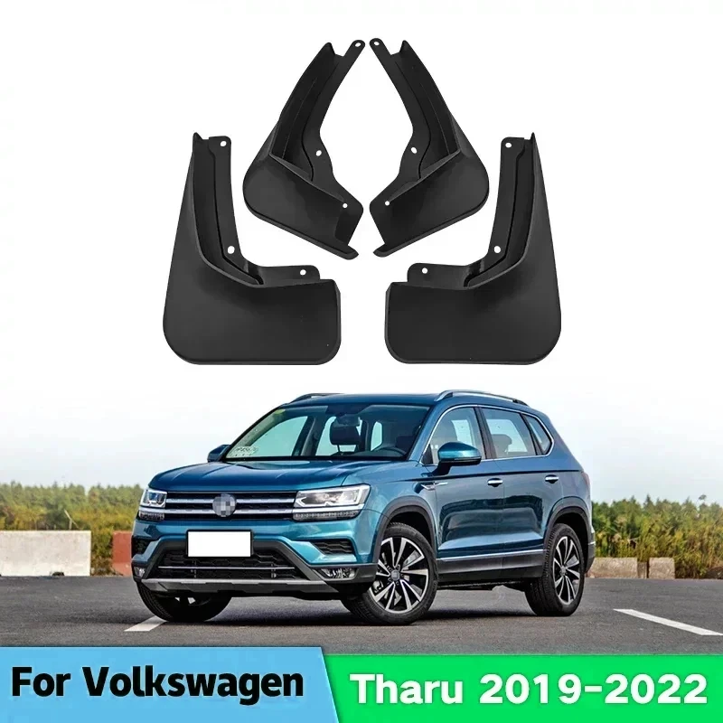 Car Fender Mud Flaps For Volkswagen VW Tharu 2019 2020 2021 2022 Splash Guards MudFlaps Front Rear Mudguards  Auto Accessories