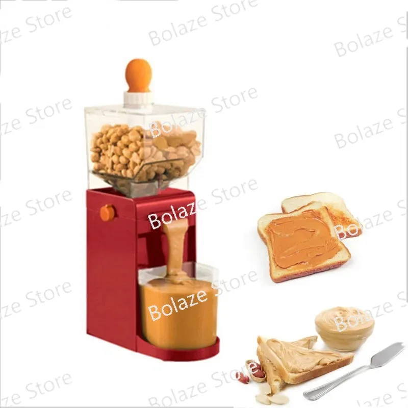 Household Electric Peanut Butter Machine Deep-fried Peanut Butter Maker Cereal Crush Cashews Almonds Grinding Machine