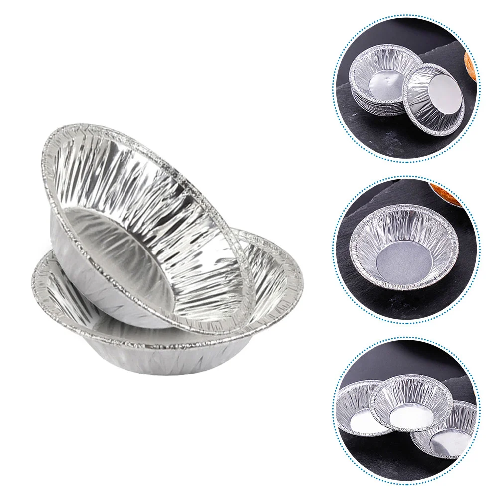 

200 Pcs Egg Tart Mold Muffin Liner Cups Cupcake Baking Tin Foil Holder Molds Pudding