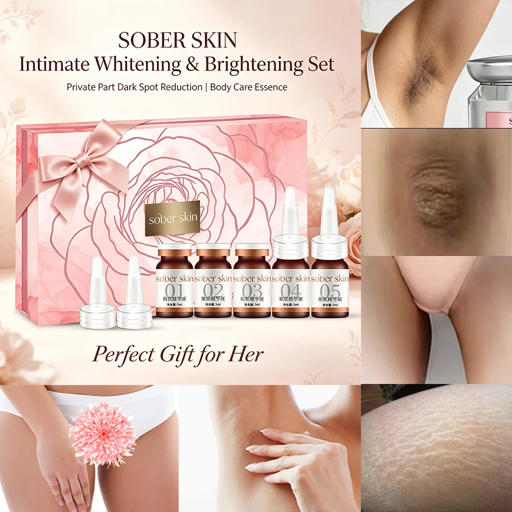 

Набор для осветления и уменьшения пигментации SOBER SKIN: Эссенция для ухода за телом, осветляющая и устраняющая потемнения в интимных зонах.
