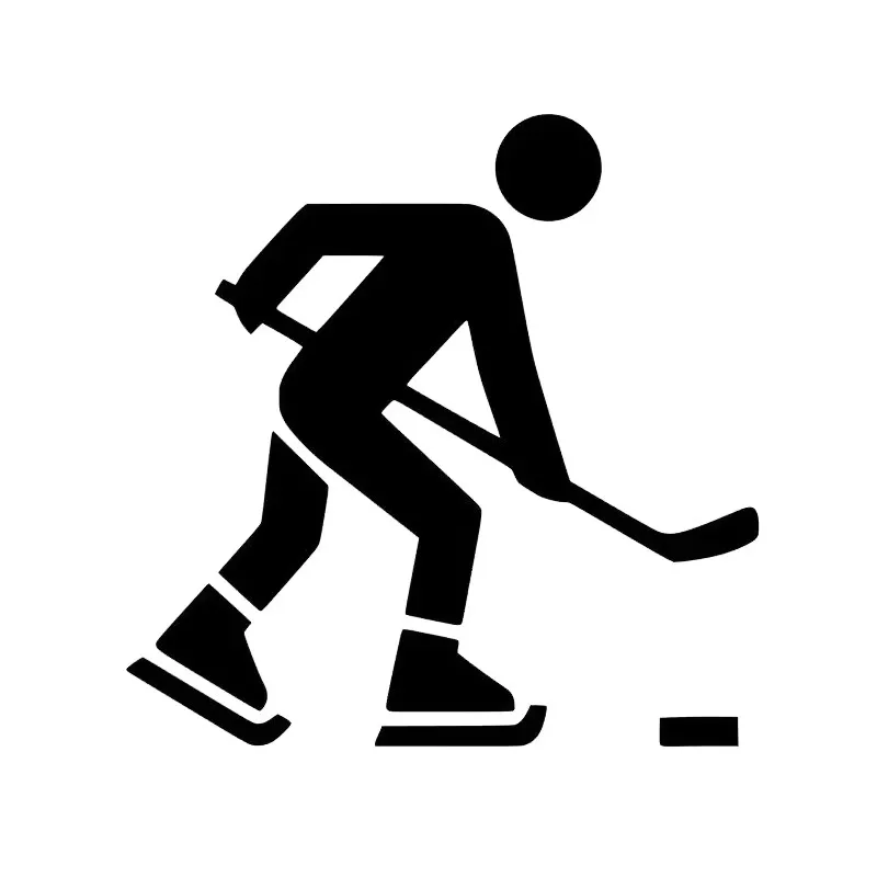 

17*17 см хоккейный плеер дизайн Стайлинг оконный бампер аксессуары для мотоциклов декоративные виниловые автомобильные наклейки