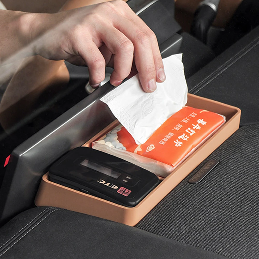 

Car Central Control Car Tissue Box Storage Box Car Screen Rear Storage Box Interior Accessories For Chery ICAR V27