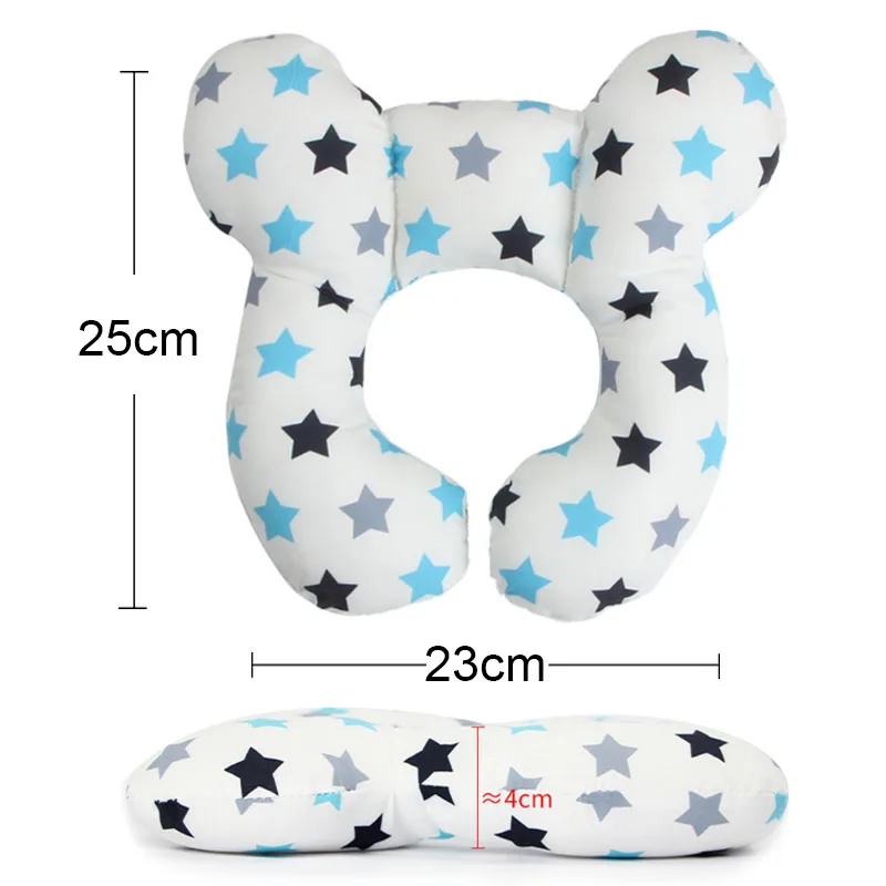 Baby Children Pillow Protective Travel Car Seat Head Neck Support Pillows Newborn Children U Shape Headrest Toddler Cushion New