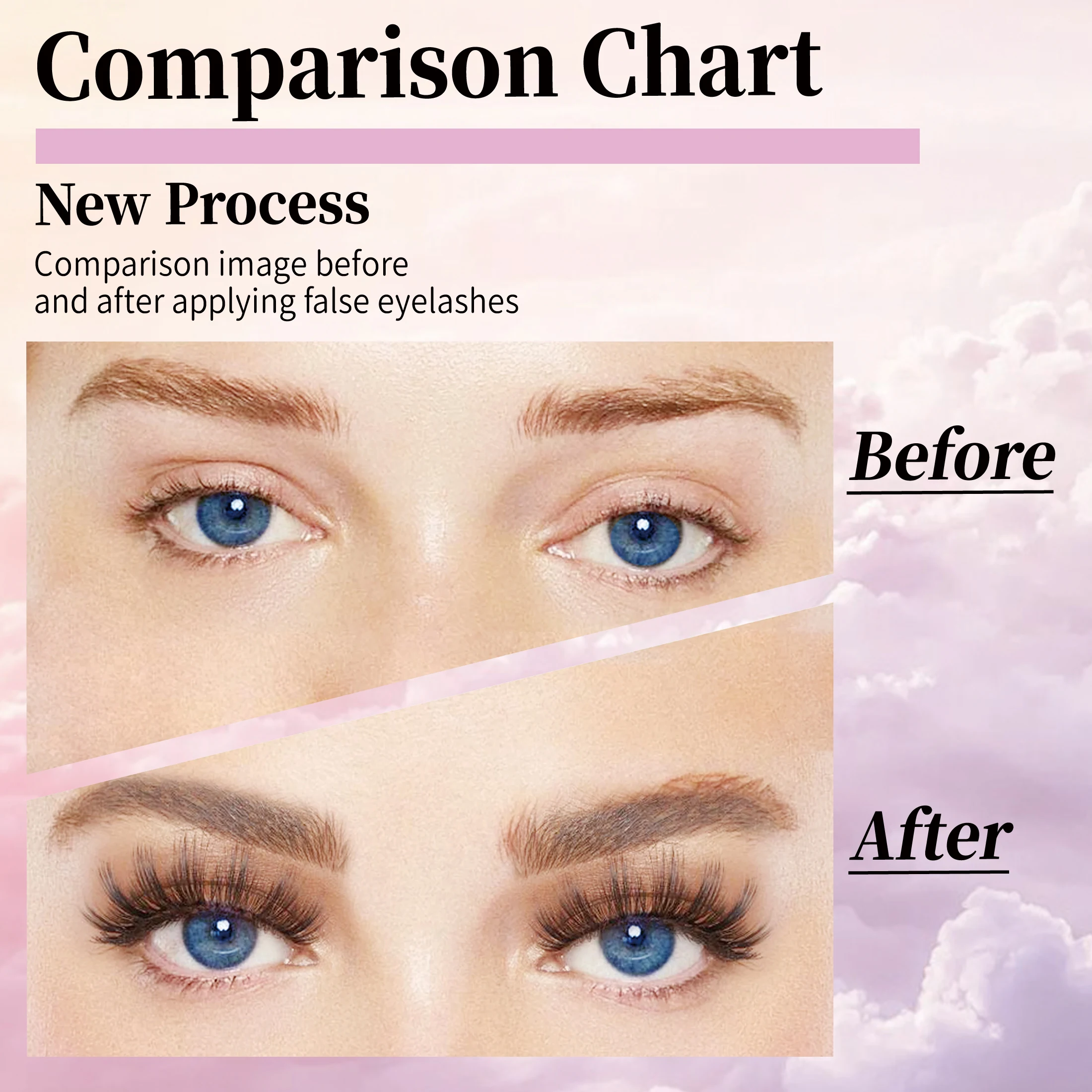 Kit d'extensions de cils, grappes de cils, ensemble de maquillage, bricolage, liaison et joint de cils, applicateur dissolvant de colle