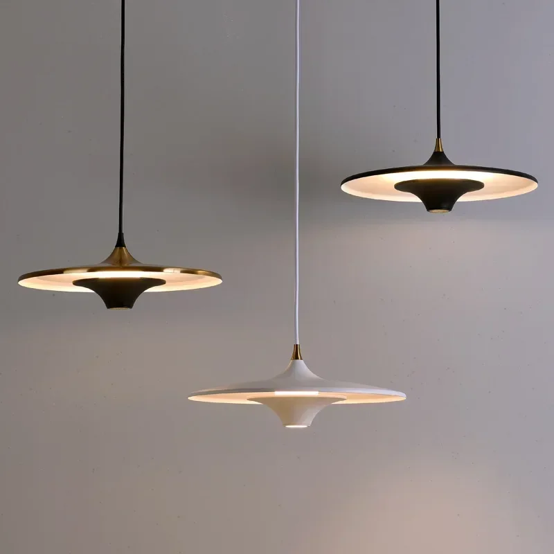 

Nordic Simple Home Led Pendant Lights Acrylic for Table Dining Room Cafe Lamp Cream Style Pleated Folds Decor Hanging Luminaire
