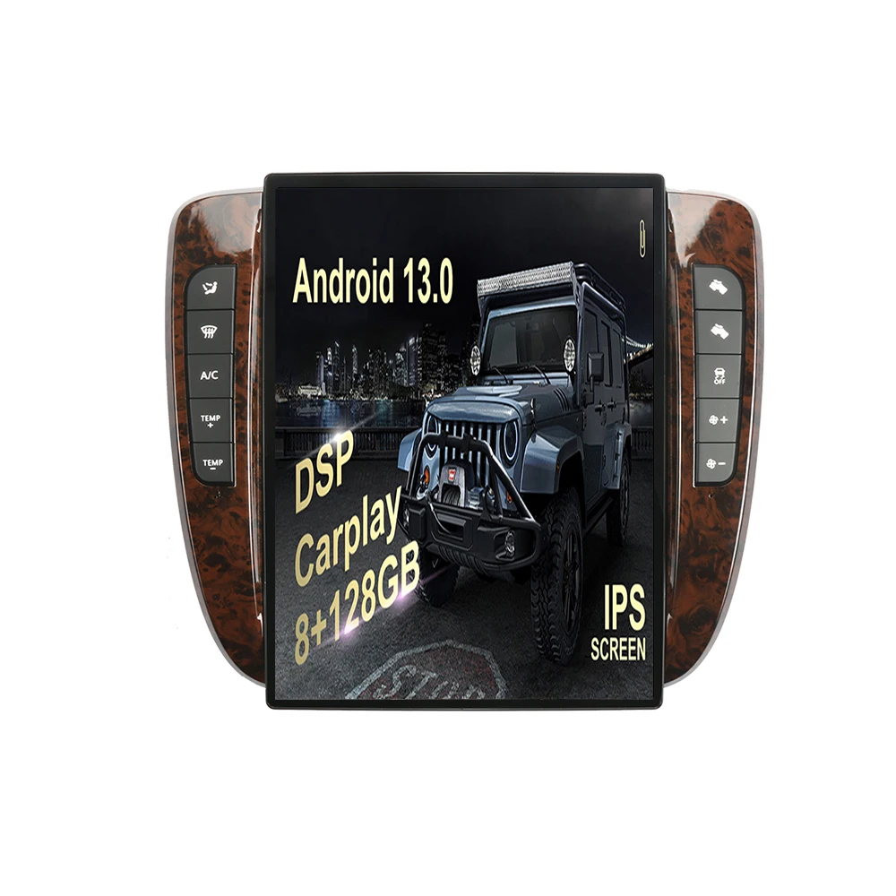 

13.8 Inch Vertical Screen Stereo For GMC Yukon 2007 2008 2009 2010 2011 2012 2013 Car Android 13.0 Radio Multimedia player GPS