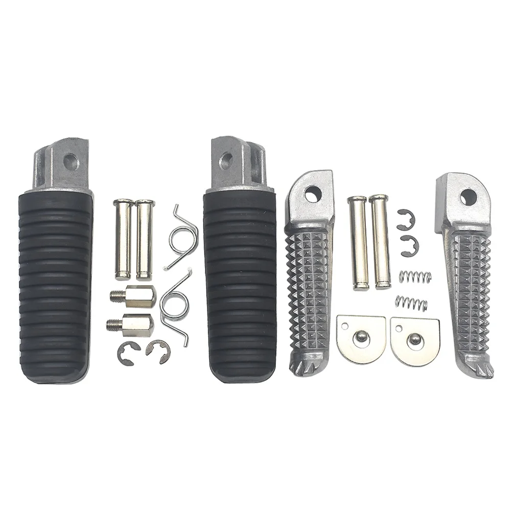 

Motorcycle Front Rear Footrests Foot Pegs For Yamaha XJR400 XJR1300 FZ1 FZ6S FZ600 XJ600S FZ400 FZ1000 XJR1200 FZ6