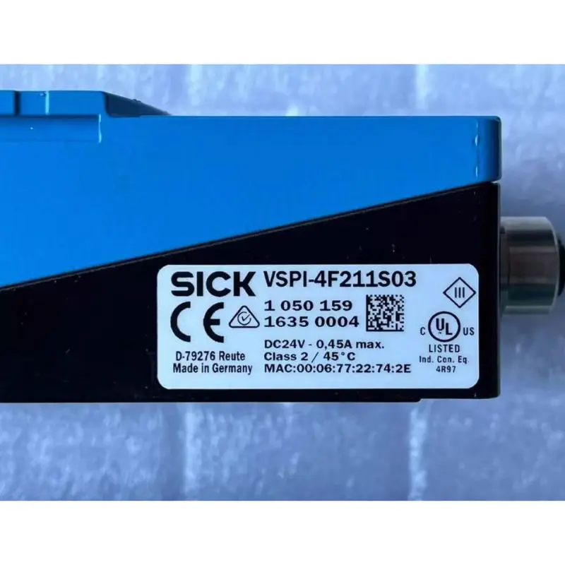 Prueba del sensor visual VSPI-4F211S03 de segunda mano OK, entrega rápida