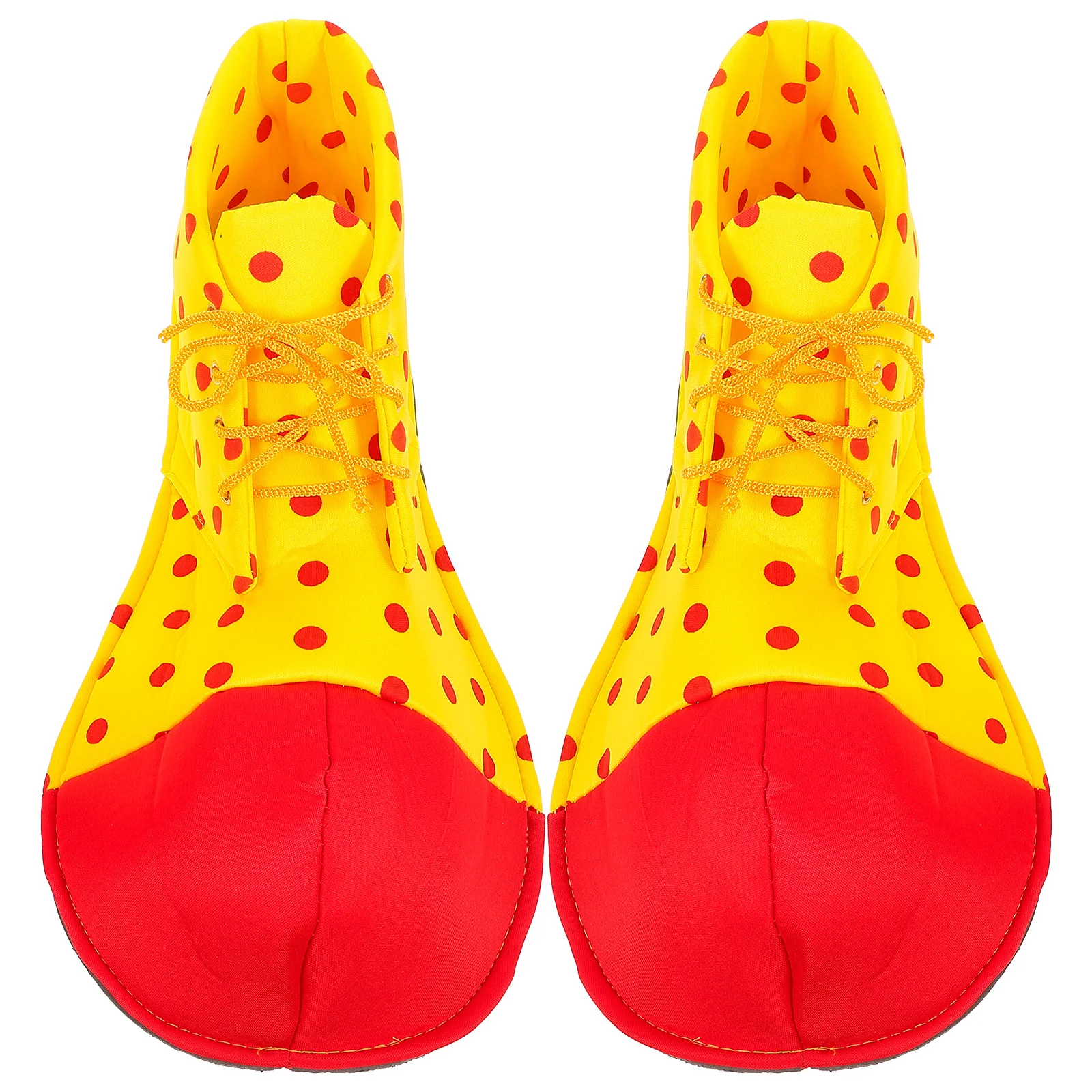 

Clown Shoes Bright Color Adjustable String Ties Oversized Adult Men Women Circus Costume Halloween Party Accessories Shoe Props