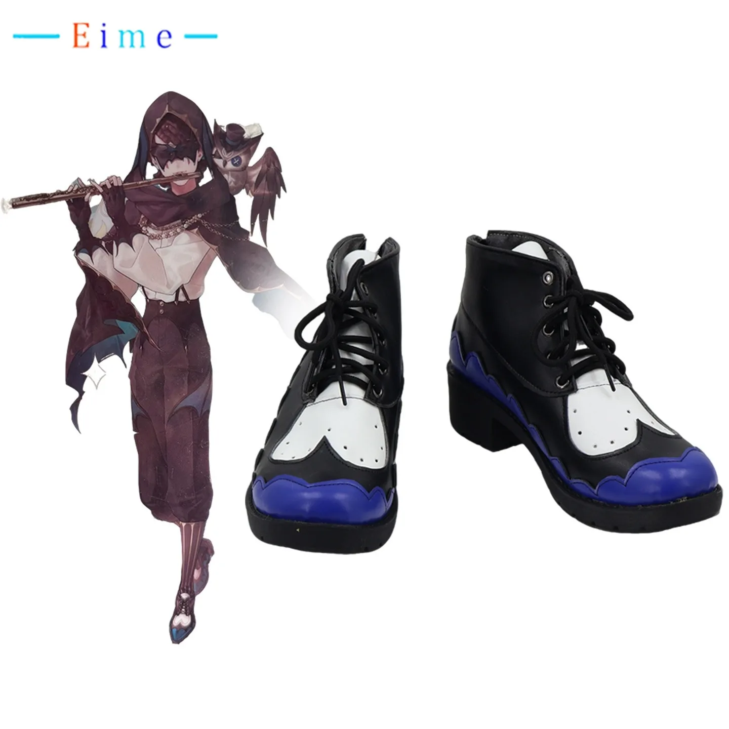 

Game Identity V Eli Clark The Seer Обувь для косплея Хэллоуин Карнавальные ботинки Реквизит для косплея Аксессуары в стиле аниме Обувь из искусственной кожи на заказ