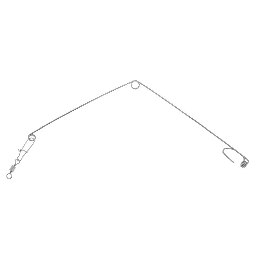 New Stainless Steel Automatic Fishing Hook Trap Fishhook Automatic Device