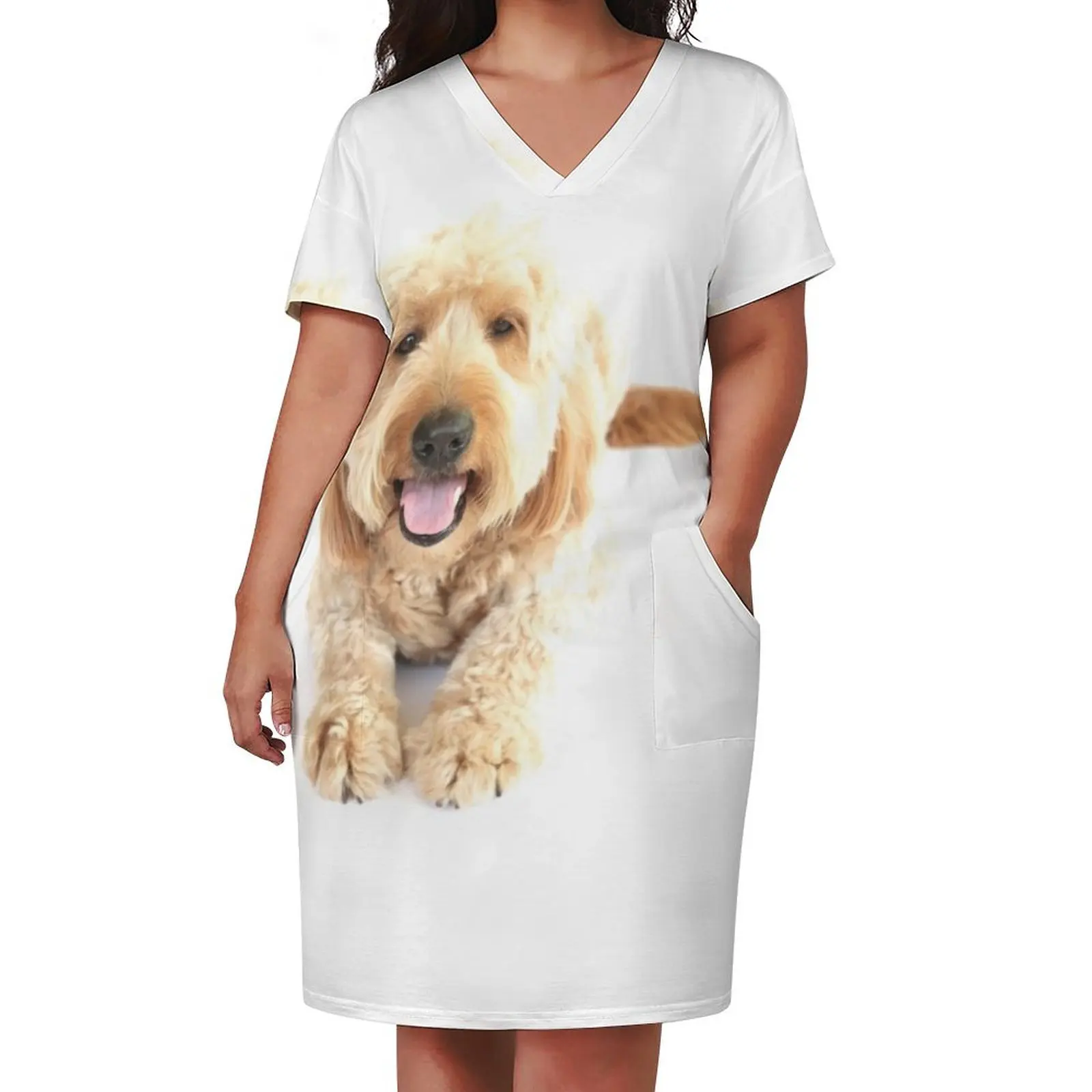 Chase The Dog 2019 Loose Pocket Dress women