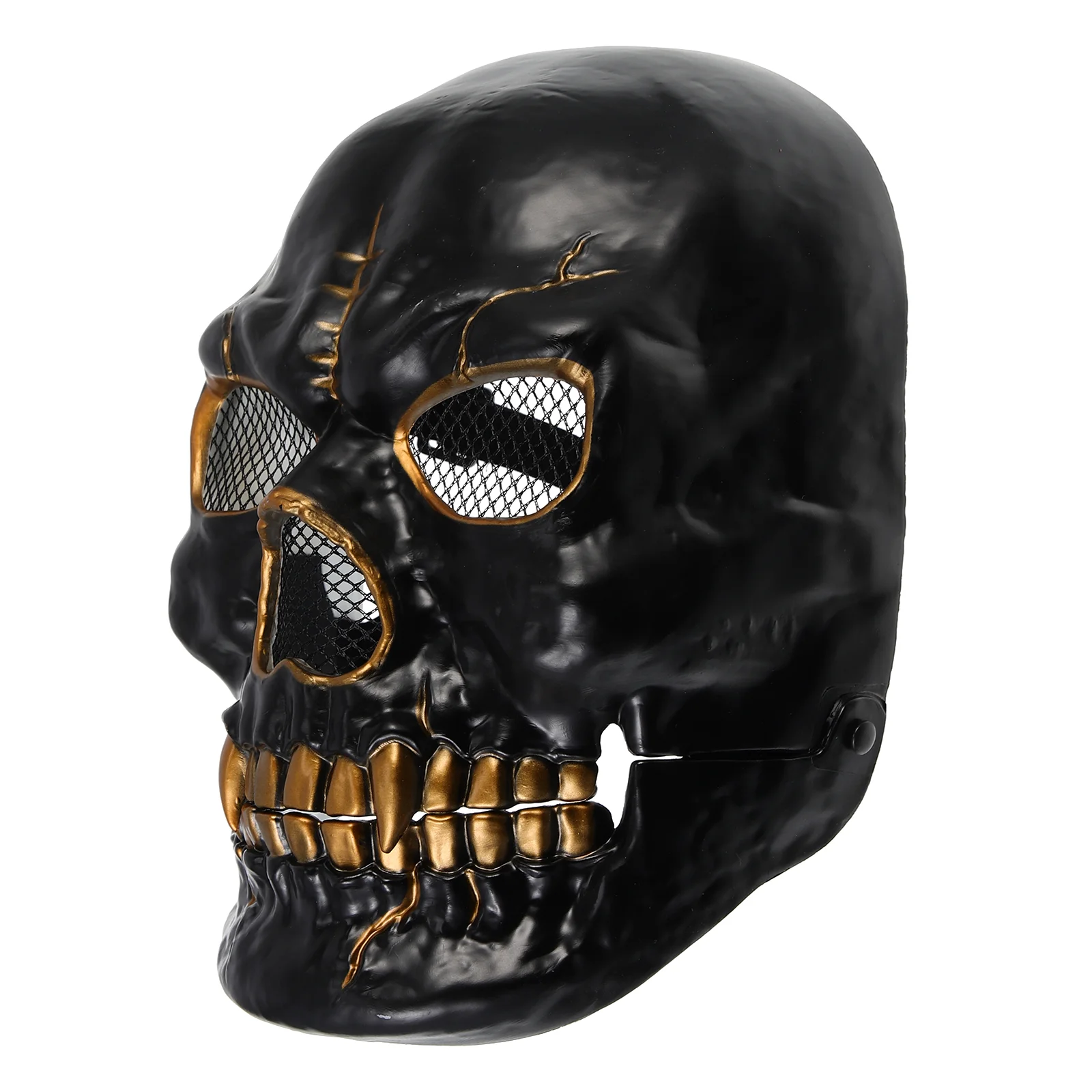 Skull Mask Masquerade Party Halloween Supply Scary Cosplay Props Plastic