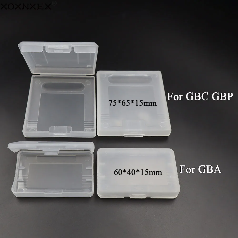 5Pcs Transparent Game Card Storage Box Anti Dust Cover Protective Case For Gameboy Color GBC GBP GBA Game Cartridge
