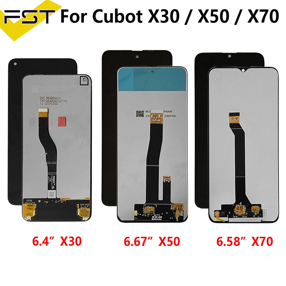 New Original Display For Cubot X30 X50 LCD Display+Touch Screen Digitizer Assembly Replacement For Cubot X70 LCD Screen Repair