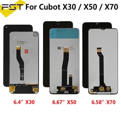 New Original Display For Cubot X30 X50 LCD Display+Touch Screen Digitizer Assembly Replacement For Cubot X70 LCD Screen Repair