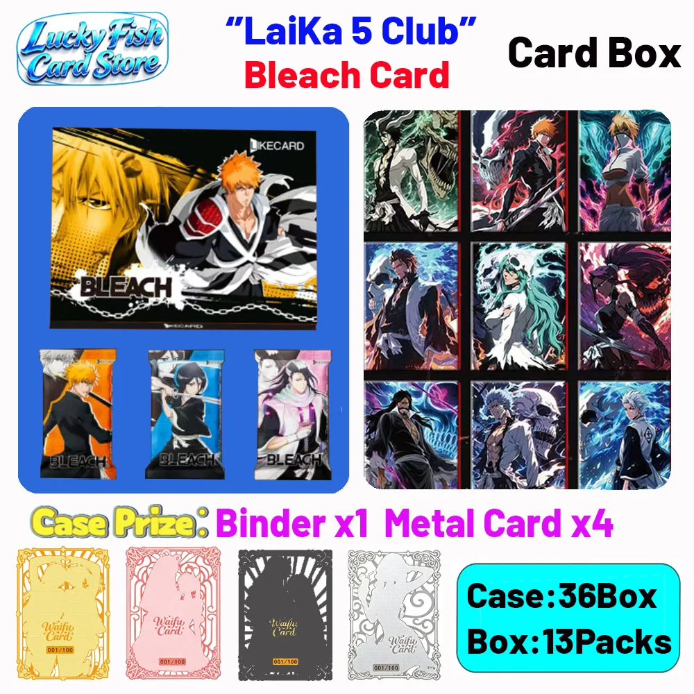

Wholesale 2026 New LaiKa Creative Studio Wave 5 Bleach Cards Exquisite Blind Box Children's Toy Gifts