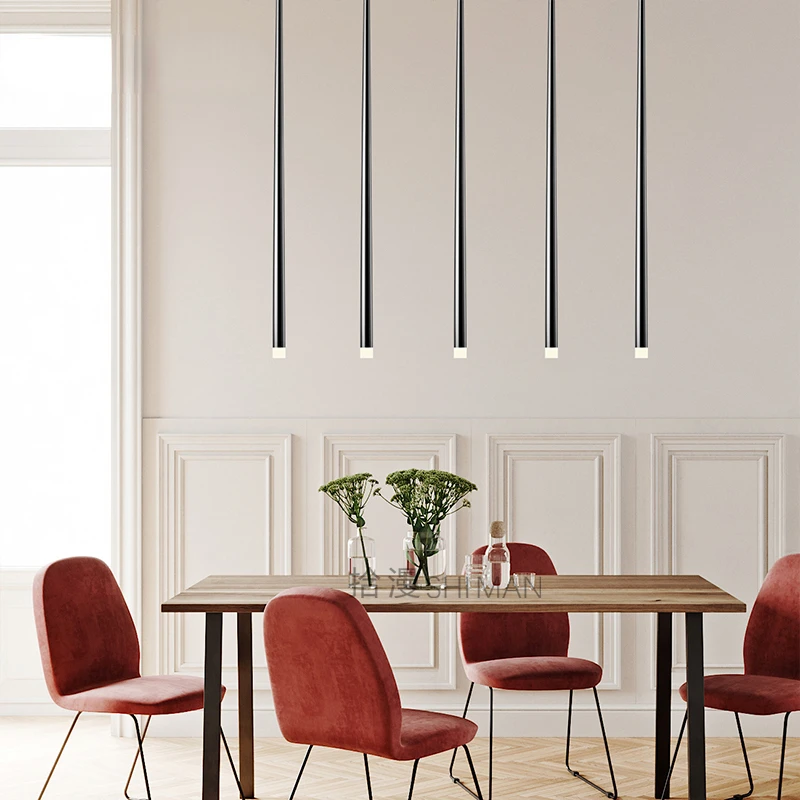 

Modern LED Conical Chandelier Minimalist Cylindrical Dining Room Pendant Light Suitable for Bar Restaurant Bedside Home Decor