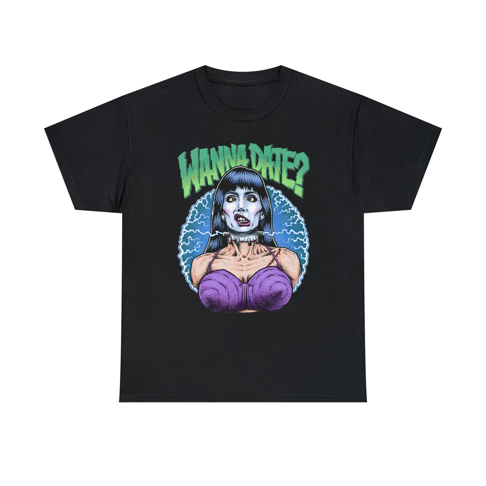 Camiseta Unisex de película de terror de los años 90 de Frankenhooker, camiseta de película Retro, camiseta holgada y transpirable de verano para hombres y mujeres