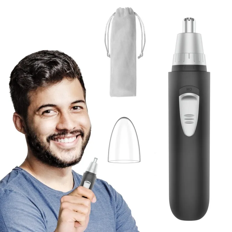 

Ear and nose hair trimmer rechargeable battery can rinse men and women