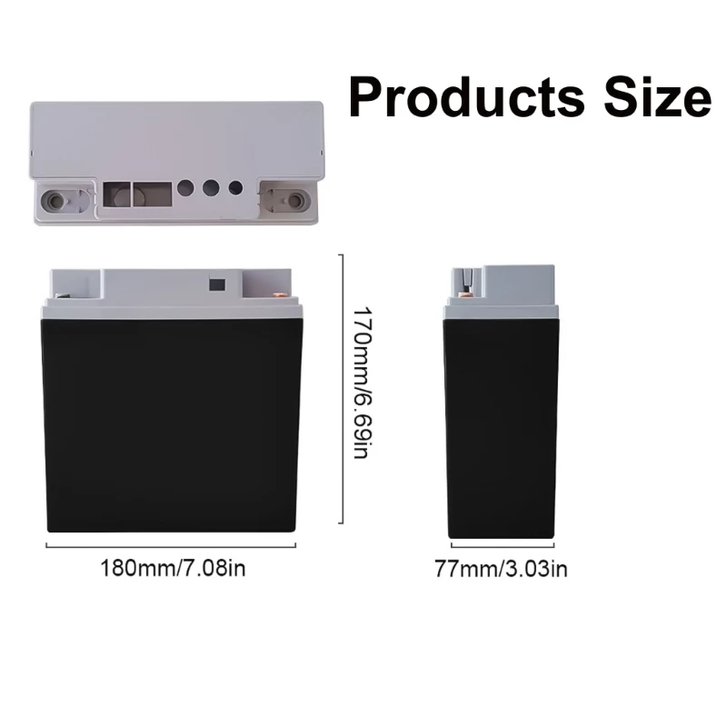 Hộp đựng pin lithium đa chức năng Cổng đầu ra USB Màn hình LCD 12V 17A 448F