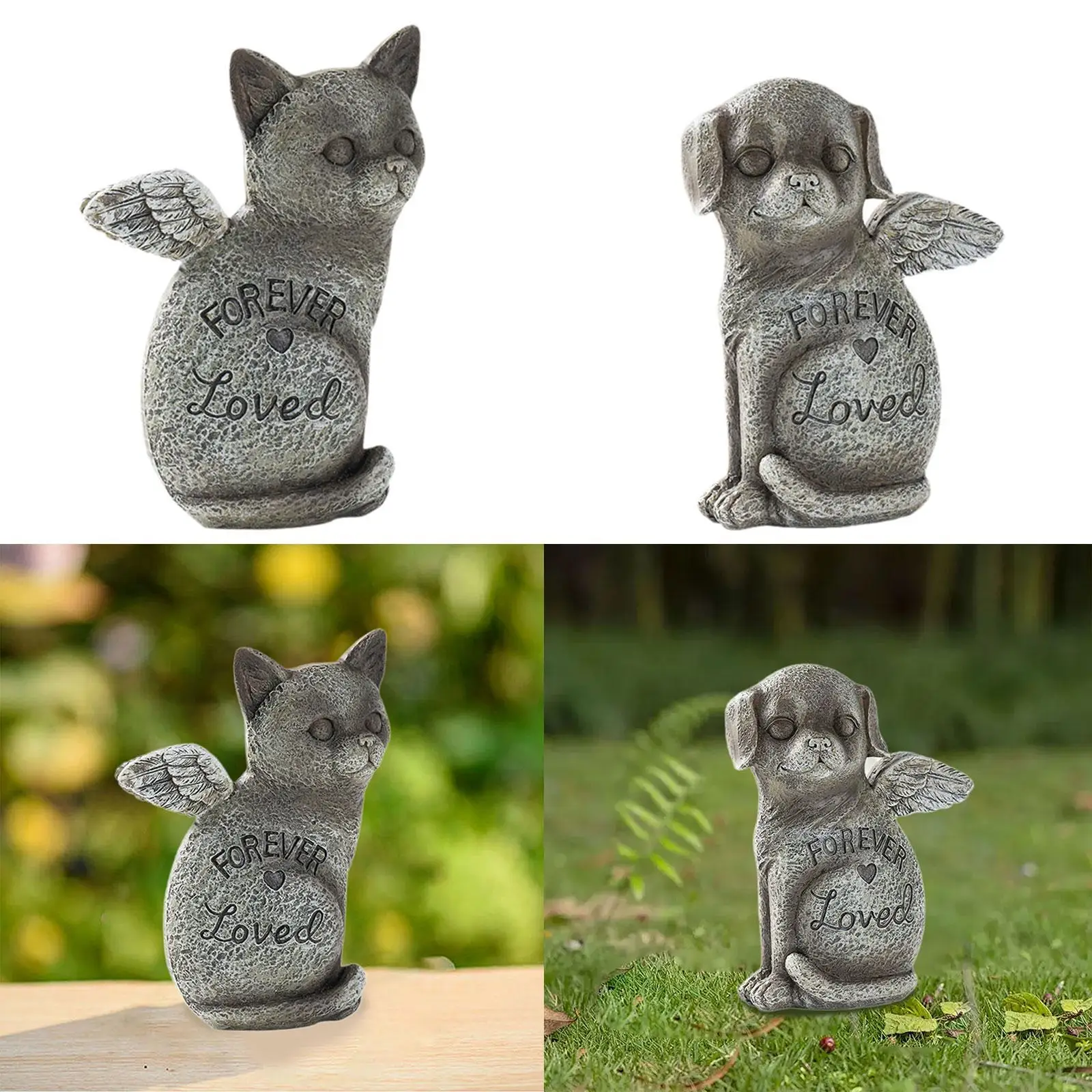 Pet Memorial Statue Pet Small Animal Monumen Decorations Memorial Gifts