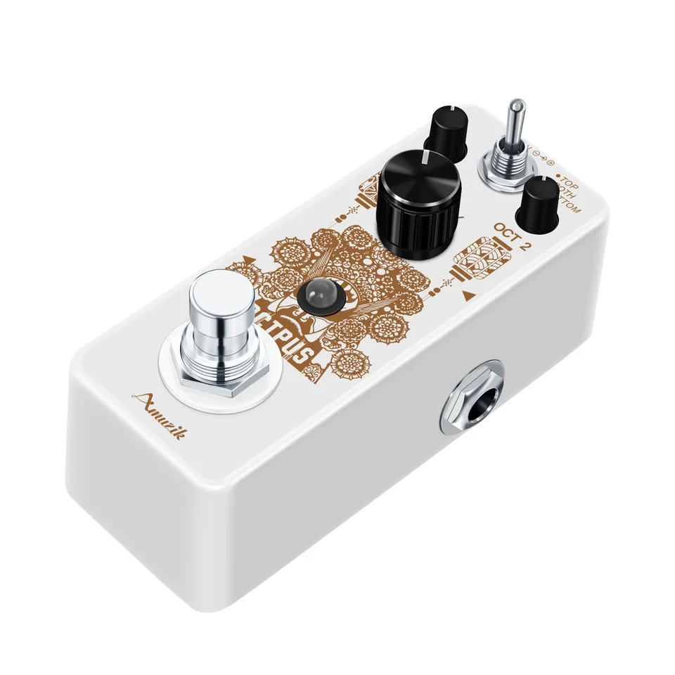 Amuzik Digital Guitar Pedal Octpus Effects Octave Effector Precise