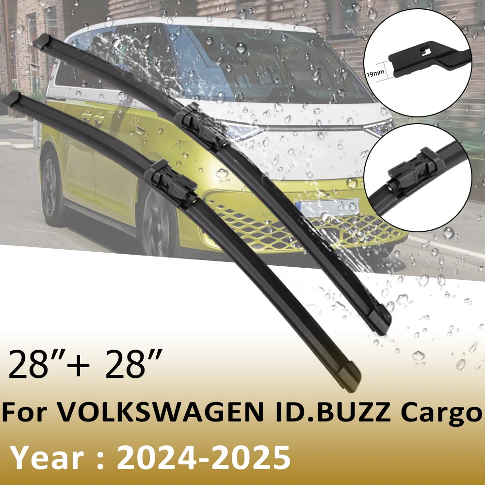

BROSHOO автомобильная щетка стеклоочистителя из натурального каучука 2024-2025 для VOLKSWAGEN ID.BUZZ грузовое переднее лобовое стекло автомобильные аксессуары