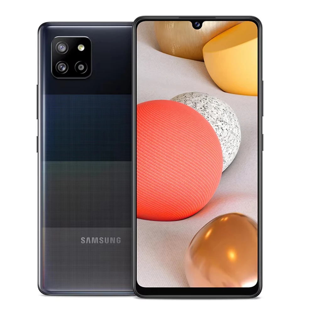 هاتف Samsung Galaxy A42 5G الذكي المجدد بنظام Android مقاس 6.6 بوصة AMOLED 4GB 128GB الإصدار الأمريكي هاتف Samsung الذكي NFC5000mAh 48MP