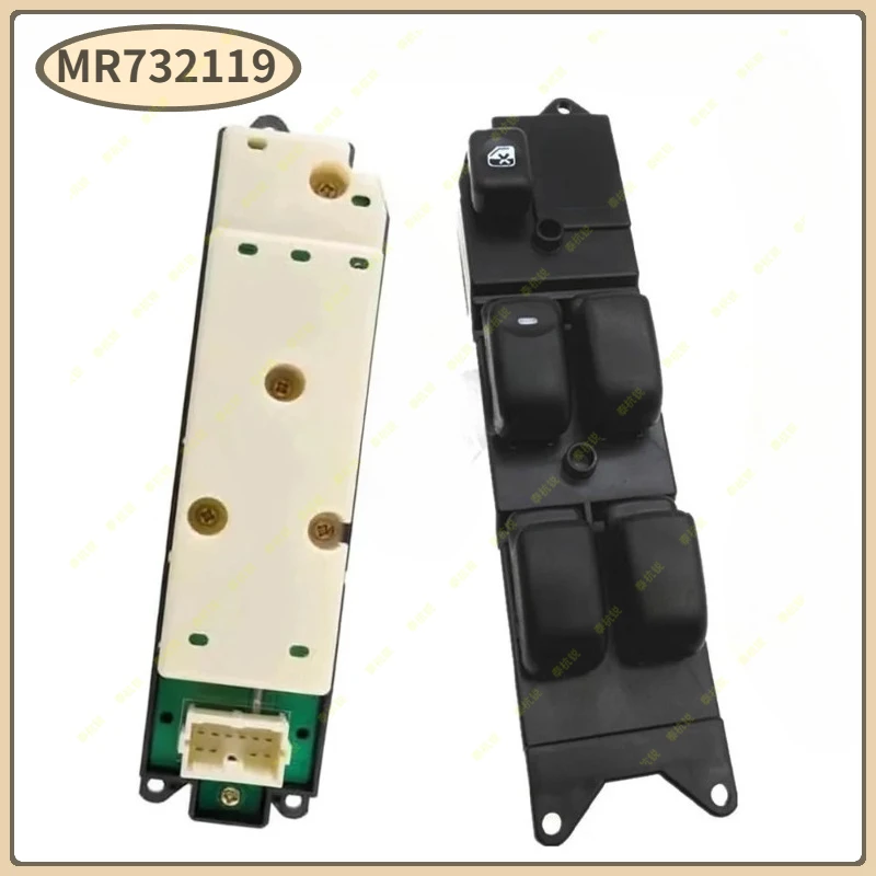 MR732119 for Mitsubishi Triton L200 K62T K74T Front Left Driver Side Master Power Window Control Switch Lifter Button 10Pins
