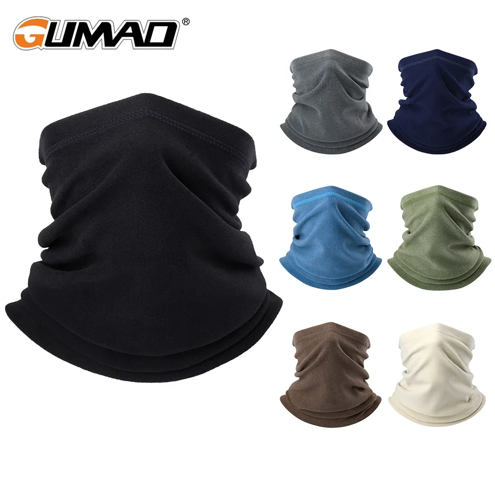 Winter Thermal Face Bandana Mask Neck Warmer Gaiter Ski Cycling Tube Scarf Hiking Snowboard Biker Sports Fleece Masks Men Women