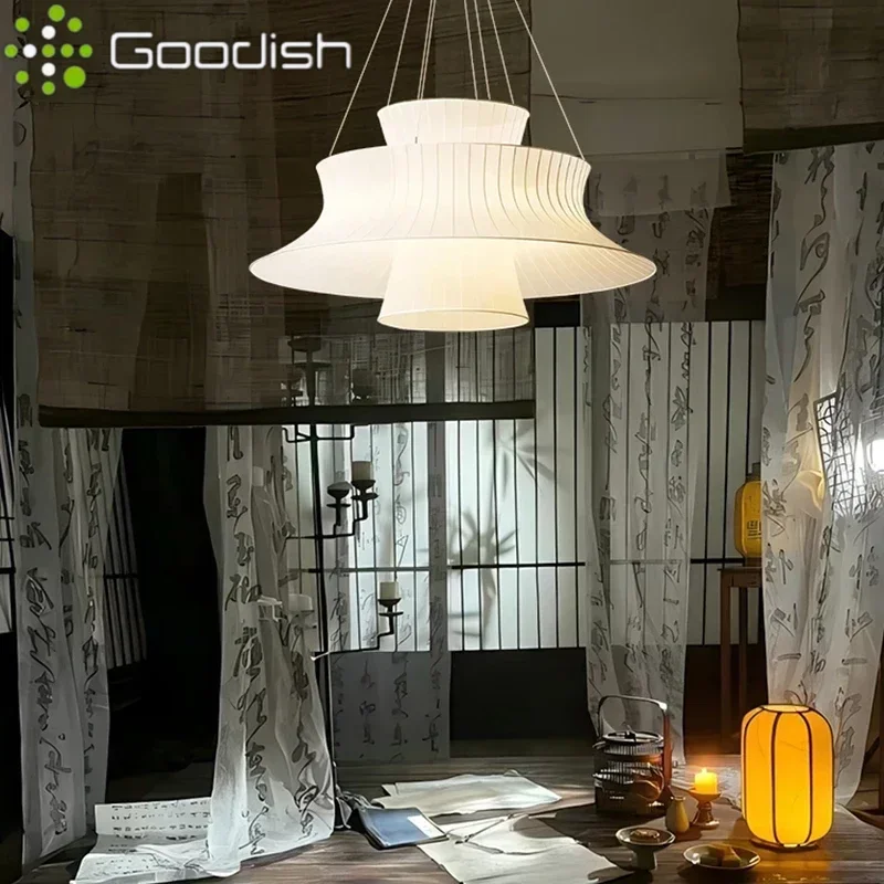 Wabi-sabi الفاخرة قلادة LED أضواء الحديثة مصابيح معلقة ديكور المنزل لغرفة المعيشة غرفة الطعام قاعة غرفة نوم فيلا الثريا #1