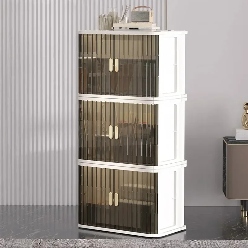 Home transparent clothes folding wardrobe storage box foldable storage box