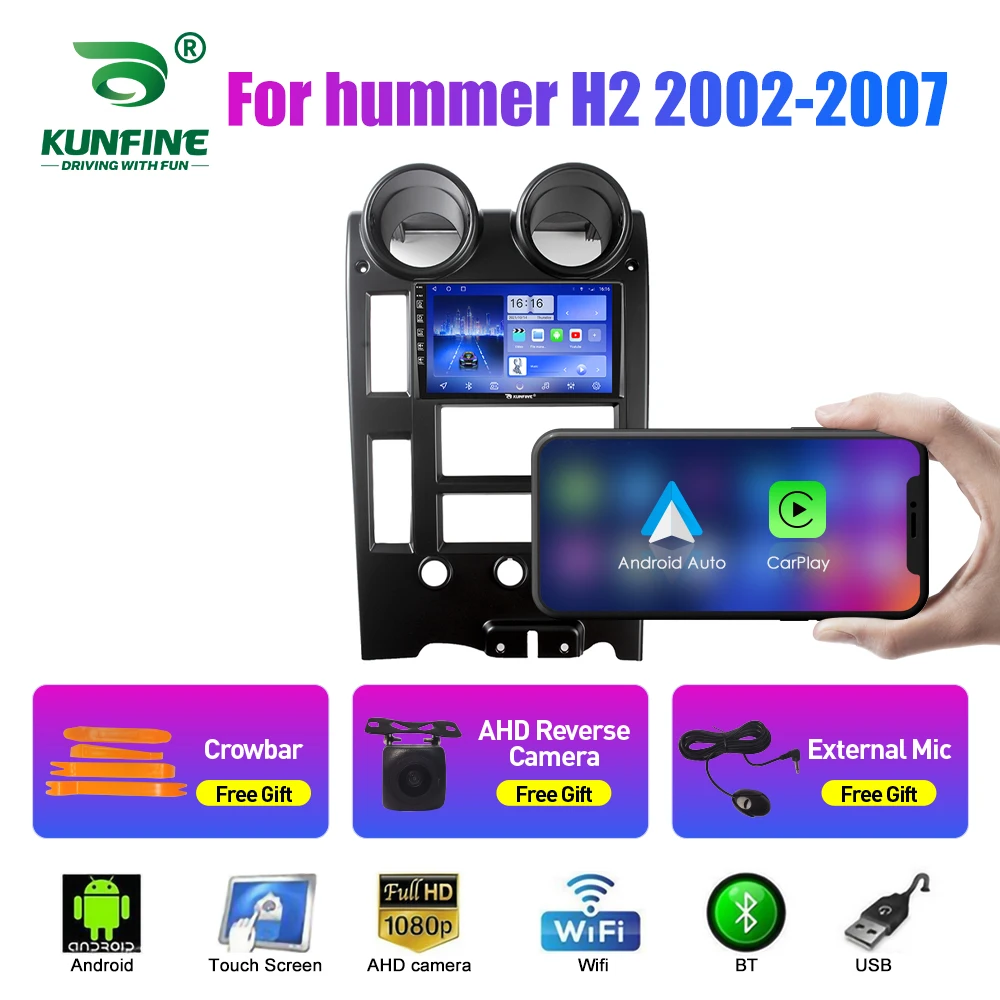 Car Radio For hummer H2 2002-2007 2Din Android Octa Core Car Stereo DVD GPS Navigation Player Multimedia Android Auto Carplay