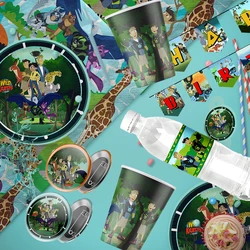 cartoon disney wild kratts theme party supplies tableware cup plate topper kid baby girls birthday party decoration baby shower