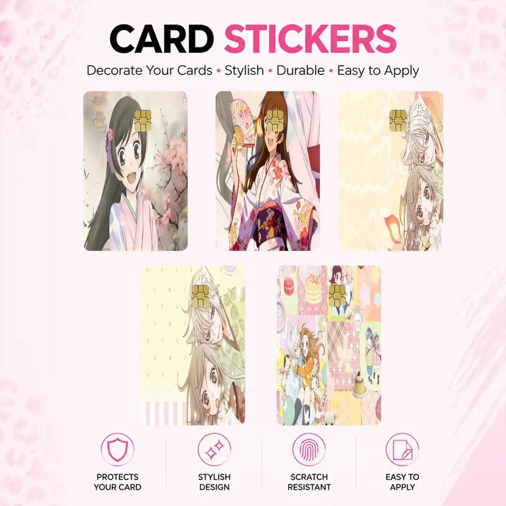 K-Kamisama Kiss High‑Res Game Chip Decals Credit Card Mini Waterproof Vinyl Ornament Useful Gift