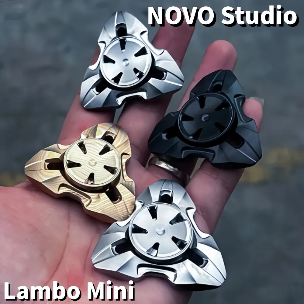 NOVO Studio Lambo Mini Fidget Spinner à trois lames, jouet anti-Stress, jouets gyroscopiques pour adultes, accessoires de bureau
