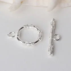 Solid 925 Sterling Silver Toggle Clasp